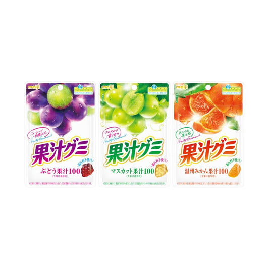 Meiji fruit juice gummies