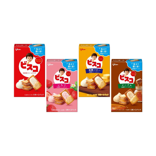 Glico Bisco 5 pieces x 3 bags