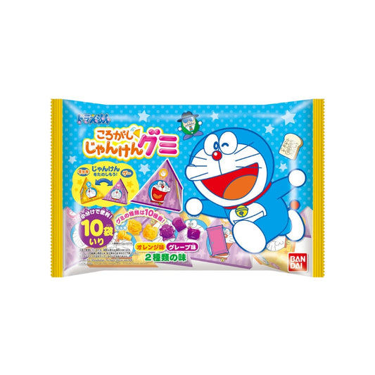 Bandai Doraemon rolling rock-paper-scissors gummy