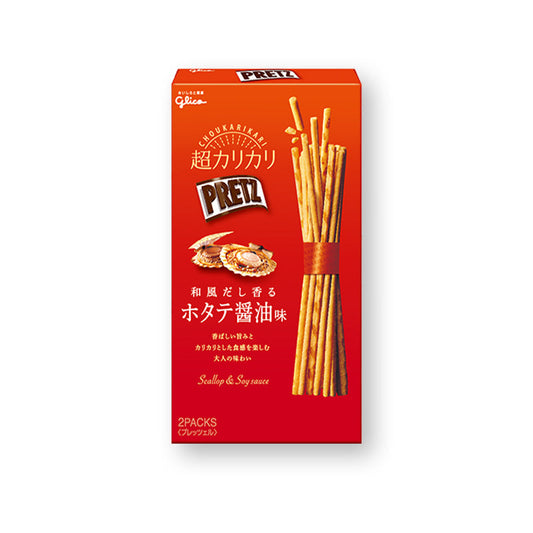 Glico Super Crunchy Pretz Scallop Soy Sauce Flavor