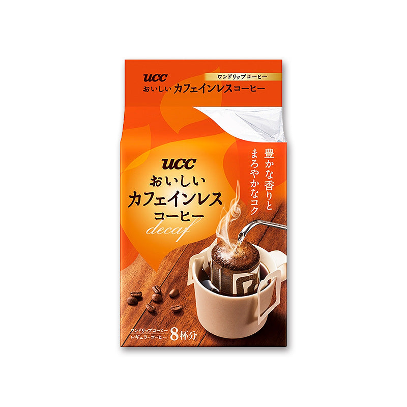 UCC おいしいカフェインレスコーヒー ワンドリップ