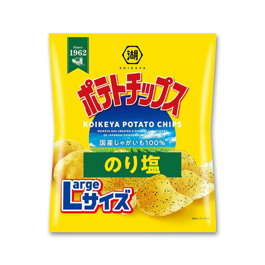 Koikeya Potato Chips Seaweed Salt Large Size