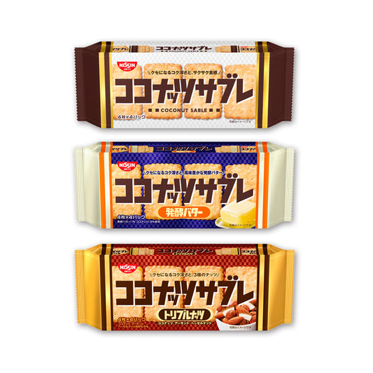 Nissin Coconut Sable 4 pieces x 4 packs