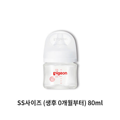 pigeon baby bottle made of heat-resistant glass