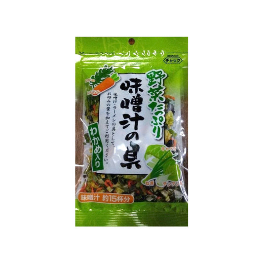 Fujisawa Foods Vegetable-packed Miso Soup Ingredients