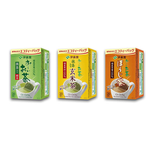 Itoen Oi Ocha Eco Tea Bags, Pack of 20