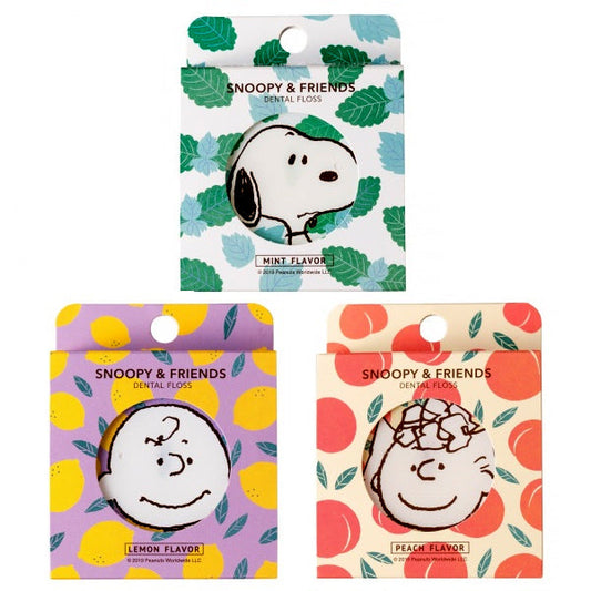 Fine Snoopy &amp; Friends Dental Floss 50m