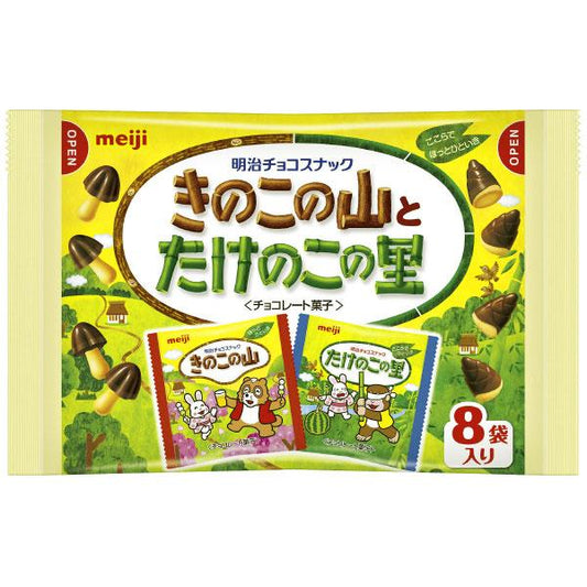 Meiji Kinoko no Yama and Takenoko no Sato Share Pack